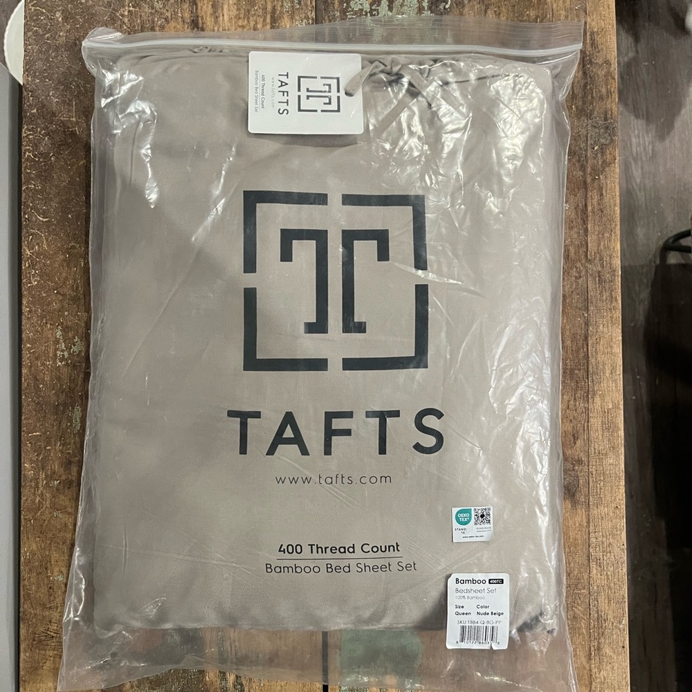 Tafts bamboo sheet set